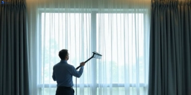Commercial drapes cleaning service muirlea hotels offices